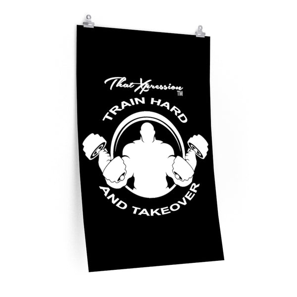 ThatXpression Motto Motivational Gym Workout Muscle Man Themed High Quality Poster