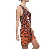 ThatXpression Fashion D'Cut Chicago Blue Orange Designer Tunic Racerback