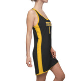 ThatXpression Fashion Racerback Jersey Themed Steelers Dress PSKIT