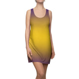 ThatXpression Fashion B2S Purple Gold Designer Tunic Racerback Dress