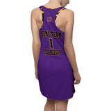 ThatXpression Fashion Los Angeles Home Team Camo Racerback Jersey Dress