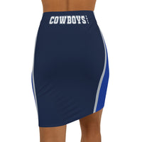 ThatXpression's Cowboy's Swag Women's Sports Themed Mini Skirt