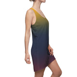 ThatXpression Fashion B2S Blue Wine Blend Designer Tunic Racerback Dress
