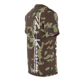 ThatXpression Fashion Train Hard & Takeover Camo Fists Unisex T-shirt CT73N