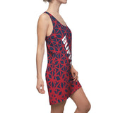 ThatXpression Fashion D'Cut Buffalo Red Navy Designer Tunic Racerback