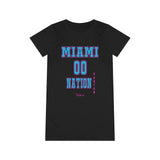 ThatXpression Fashion Miami Period Fan Nation Organic T-Shirt Dress P98J