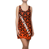 ThatXpression Fashion D'Cut Cincinnati Orange Black Designer Tunic Racerback