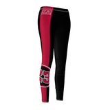 ThatXpression's Black Red bulls 23 Single Striped Spandex Leggings