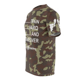 ThatXpression Fashion (T.H.A.T)Train Hard & Takeover Camo Fists Unisex Shirt XZ3T