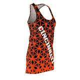ThatXpression Fashion D'Cut Cincinnati Orange Black Designer Tunic Racerback