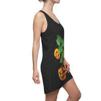 ThatXpression Pumpkin Patch Halloween Racerback Dress