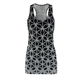 ThatXpression Fashion B2S Black Gray Designer Tunic Racerback Dress