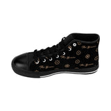 ThatXpression Fashion's Elegance Collection Black and Tan Women's High-top Sneakers