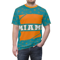 ThatXpression Elegance Men's Orange Teal S13 Designer T-Shirt