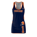 ThatXpression Fashion Chicago Home Team Racerback Jersey Dress