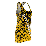 ThatXpression Fashion D'Cut Pittsburgh Black Yellow Designer Tunic Racerback