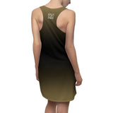 ThatXpression Fashion B2S Black Gold Designer Tunic Racerback Dress