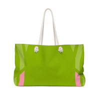 ThatXpression Fashion Stylish Pink & Green Ai1 Weekender Bag