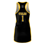 ThatXpression Fashion Racerback Jersey Themed Steelers Dress PSKIT