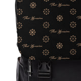 Pre-Order: ThatXpression Elegance Black and Tan Casual Shoulder Backpack