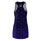ThatXpression Fashion B2S Purple Black Designer Tunic Racerback Dress