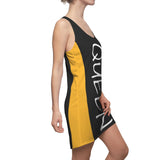 ThatXpression Queen Two Toned Black Yellow Top