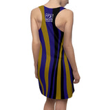ThatXpression Fashion Navy Gold Enlarged Baltimore Racerback Dress