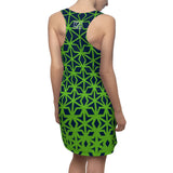 ThatXpression Fashion D'Cut Seattle Navy Gold Designer Tunic Racerback