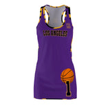 ThatXpression Fashion Los Angeles Home Team Camo Racerback Jersey Dress
