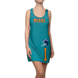 ThatXpression Fashion Miami Home Team Camo Racerback Jersey Dress