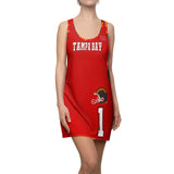ThatXpression Fashion Tampa Bay Home Team Camo Racerback Jersey Dress