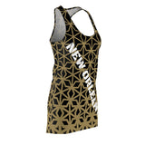 ThatXpression Fashion Black Gold New Orleans D'Cut Tunic Racerback