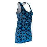 ThatXpression Fashion B2S Black Blue Designer Tunic Racerback Dress