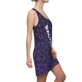 ThatXpression Fashion D'Cut Baltimore Purple Black Designer Tunic Racerback
