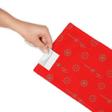 ThatXpression Fashion Elegance Designer V226 Tan Red Scarf