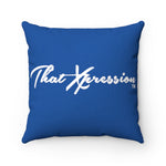 Train Hard And Takeover Blue(CF) Square Pillow Case