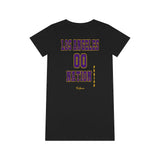 ThatXpression Fashion Los Angeles Period Fan Nation Organic T-Shirt Dress P98J
