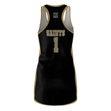 ThatXpression Fashion Racerback Jersey Themed Saints Dress