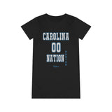 ThatXpression Fashion Carolina Period Fan Nation Organic T-Shirt Dress P98J