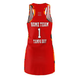 ThatXpression Fashion Tampa Bay Home Team Camo Racerback Jersey Dress