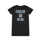 ThatXpression Fashion Carolina Period Fan Nation Organic T-Shirt Dress P98J