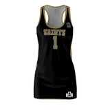 ThatXpression Fashion Racerback Jersey Themed Saints Dress