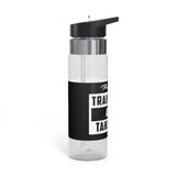 ThatXpression Fashion Fitness Train Hard and Takeover Sport Bottle, 20oz