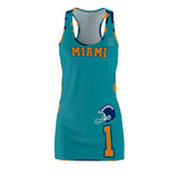 ThatXpression Fashion Miami Home Team Camo Racerback Jersey Dress