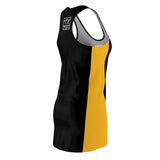 ThatXpression Queen Two Toned Black Yellow Top