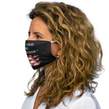 Trucker's I Can't Stay Home American Flag Snug-Fit Polyester Face Mask