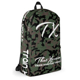 ThatXpression Fashion Camo Themed Train Hard Backpack