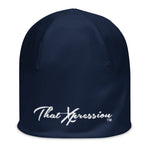 ThatXpression Fashion Signature Navy Unisex Beanie
