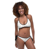 ThatXpression Fashion's Elegance Collection White and Tan Reversible Bikini