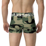 ThatXpression Fashion Camo Themed Green Tan Boxer Briefs